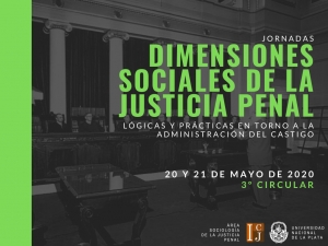 Jornadas Dimensiones Sociales de la Justicia Penal