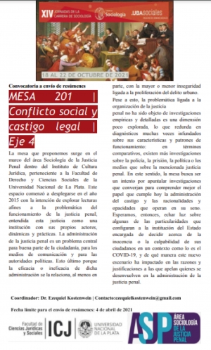 XIV Jornada de Sociología