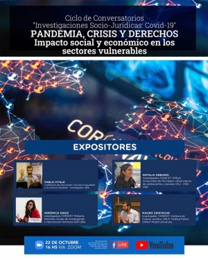 PANDEMIA, CRISIS Y DERECHOS. Impacto Social y económico en los sectores vulnerables