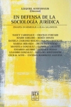 Publicación colectiva &quot;En defensa de la sociología jurídica&quot;