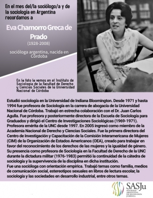 Profa. Eva Chamorro Greca de Prado